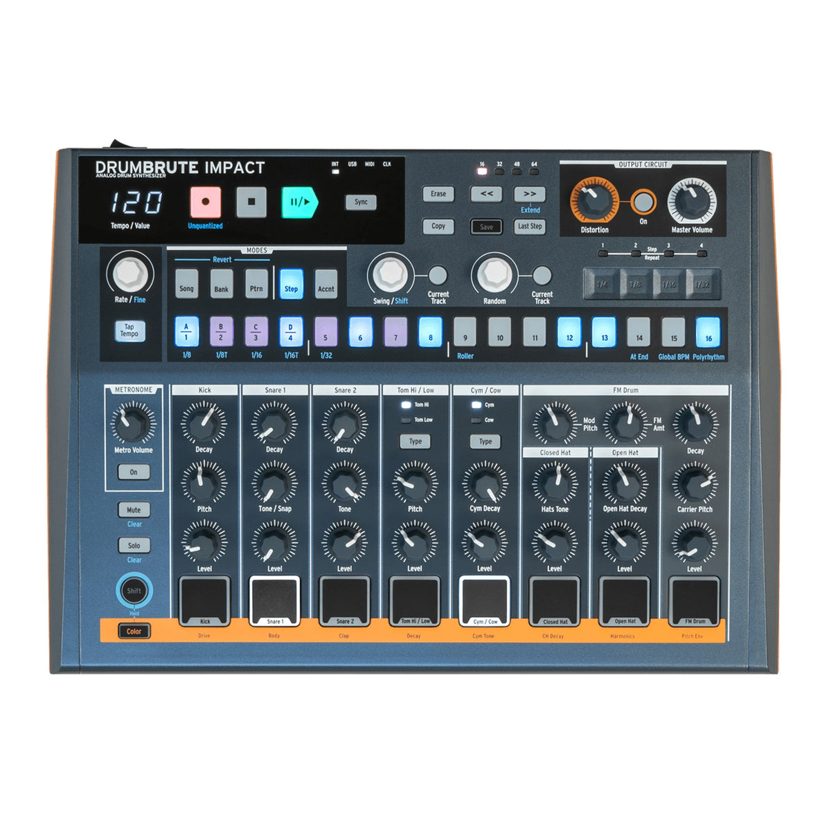 DTM・DAW Arturia Drumbrute Impact Arturia DrumBrute Impact - Analog Drum Synthesizer — Tom Lee Music