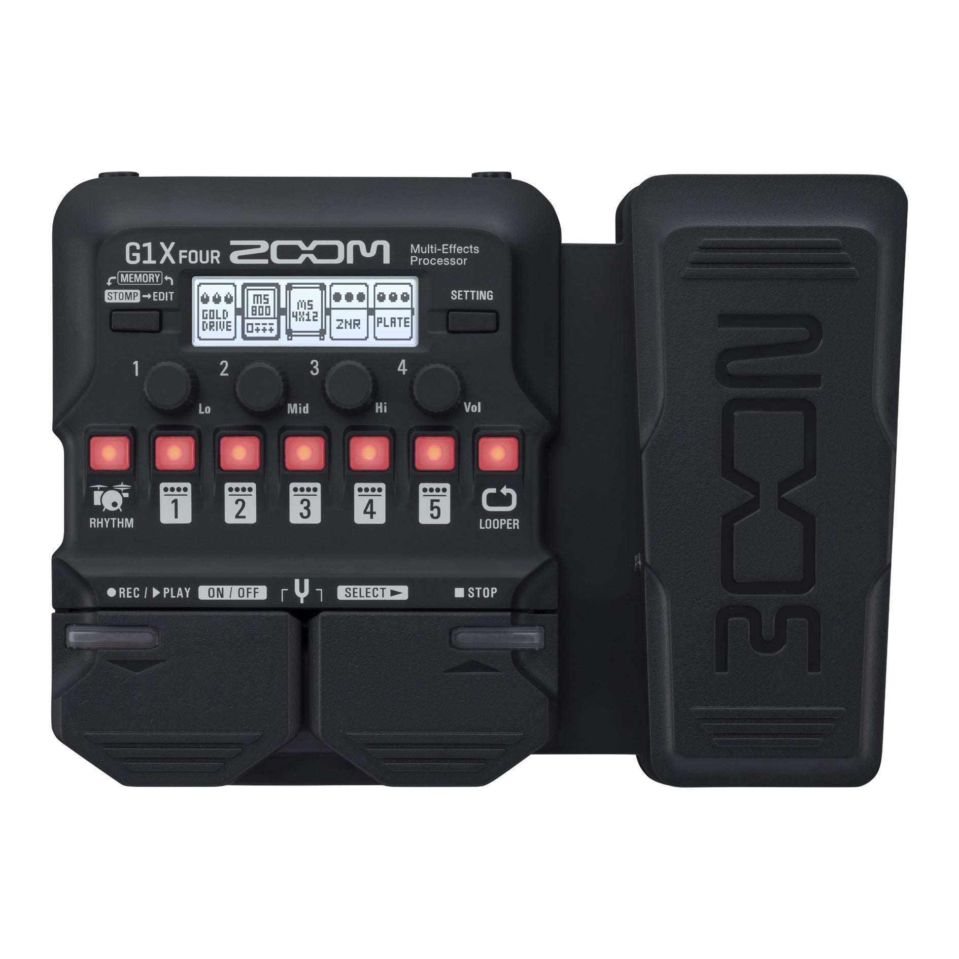 ③ZOOM / G1X FOUR ★HASSY Zoom G1X FOUR Guitar Multi-Effects Processor With Expression Pedal