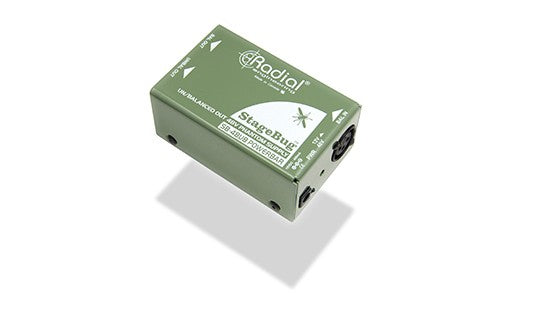 Radial StageBug™ SB-48UB 48V PHANTOM POWER SUPPLY WITH INSTRUMENT OUTPUT