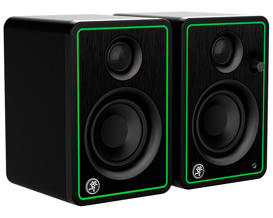 Mackie Carbon Premium USB Condenser Microphone + DB 100 Desktop Boom +  MC250 Professional Closed-Back Headphones + CR3-X 3" Multimedia Powered Monitor Pair