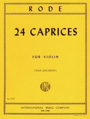 Rode 24 Caprices For Violin