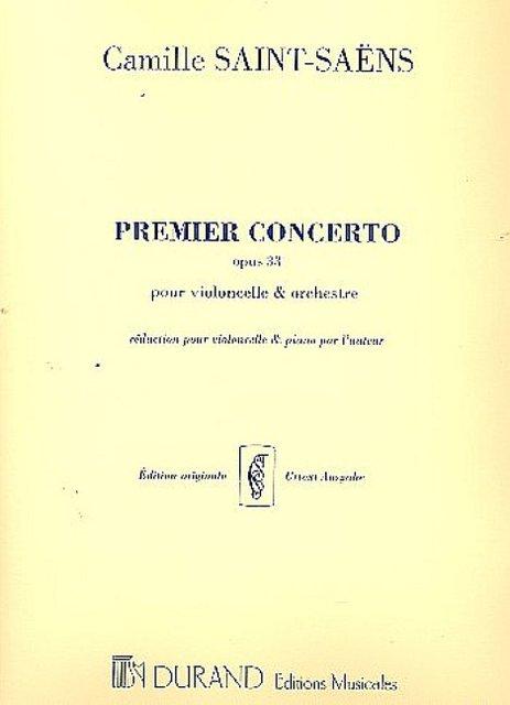 Saint-Saens Premier Concerto Op. 33 Reduction for Cello and Piano