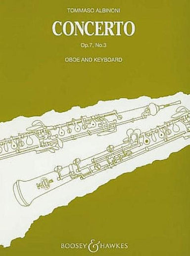 Albinoni Concerto Op.7 No.3 for oboe
