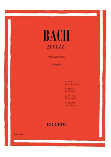 Bach 21 Pieces for Clarinet