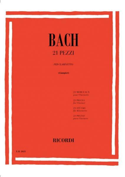 Bach 21 Pieces for Clarinet
