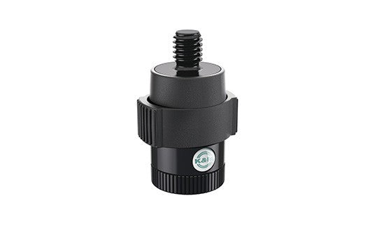 K & M 23910 Quick-Release Adapter for Microphones - BLACK