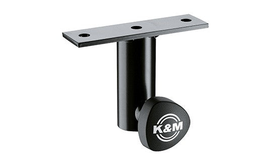 K&M 24281 Screw-on Adapter - BLACK
