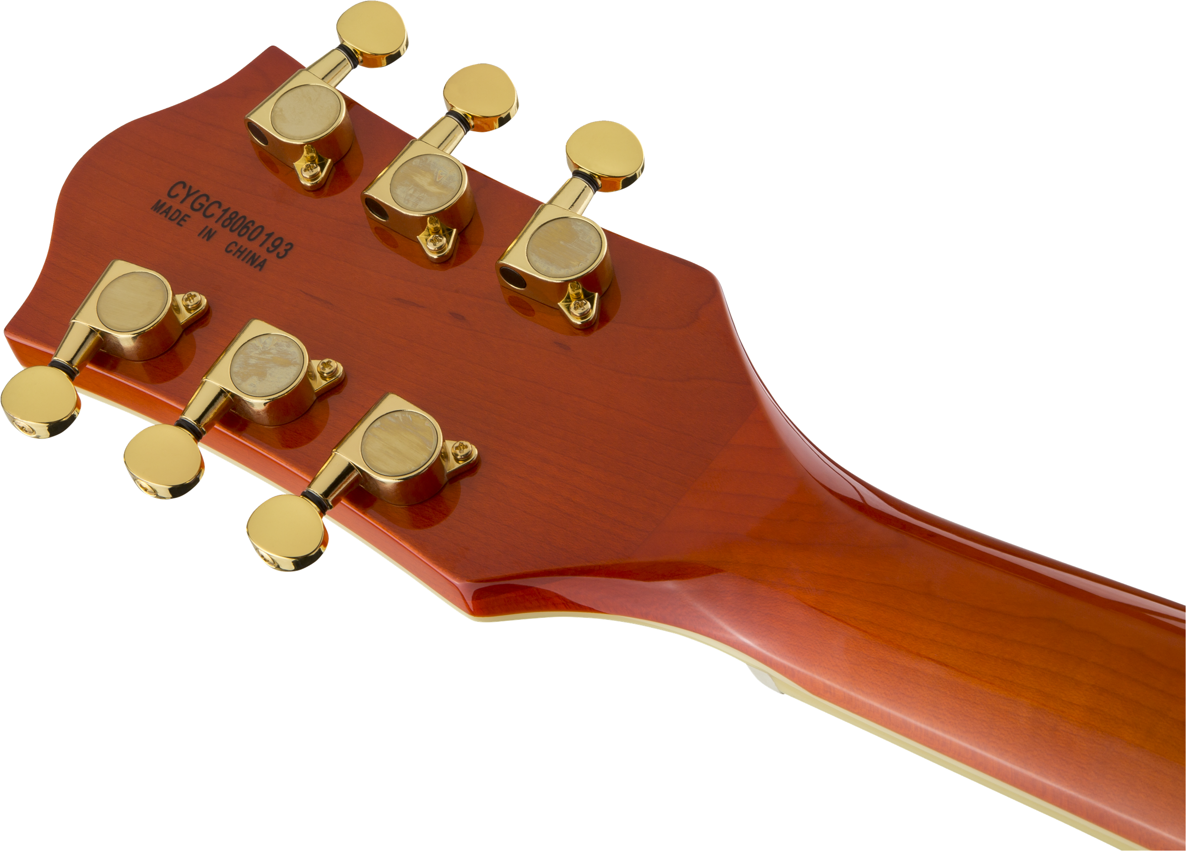 Gretsch G5655TG Electromatic® Center Block Jr. Single-Cut with Bigsby® and Gold Hardware, Laurel Fingerboard, Orange Stain