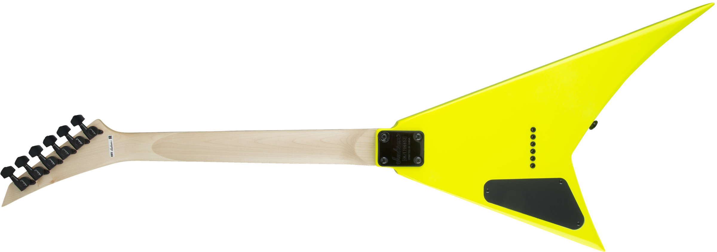 Jackson JS Series RR Minion JS1X Mini Electric Guitar, Amaranth Fingerboard, Neon Yellow