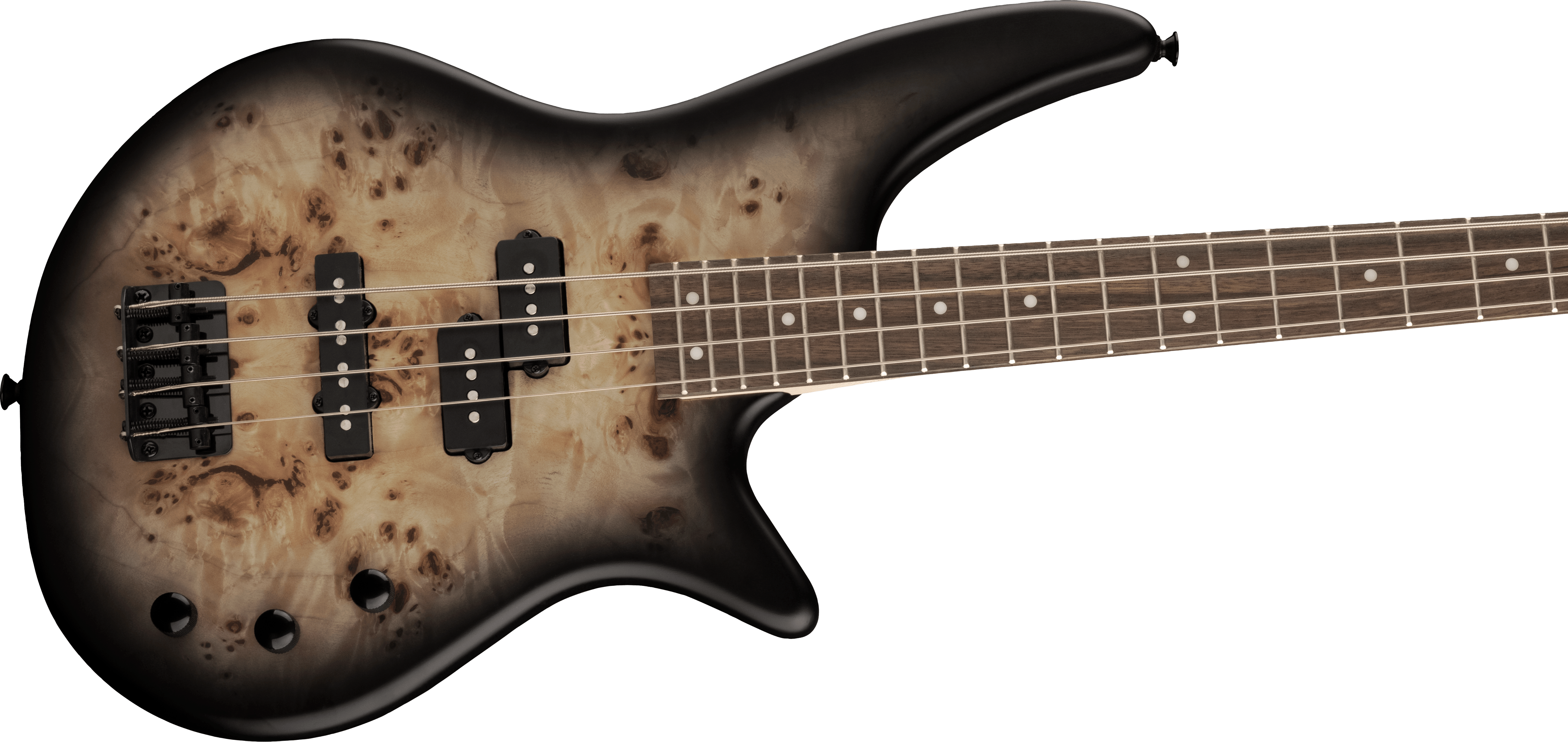 Jackson JS Series Spectra Bass JS2P, Laurel Fingerboard, Black Burst
