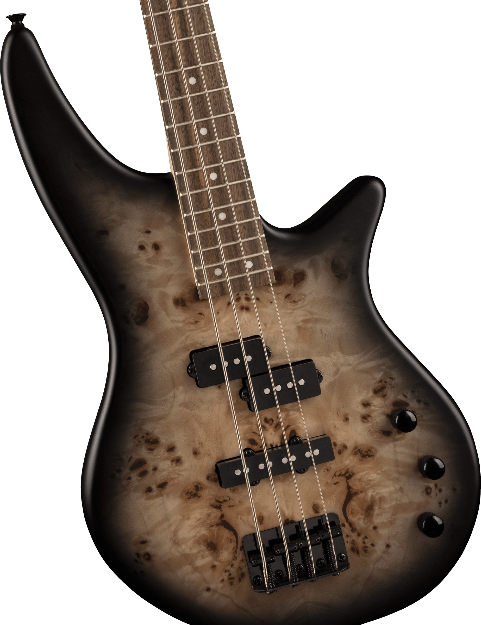 Jackson JS Series Spectra Bass JS2P, Laurel Fingerboard, Black Burst