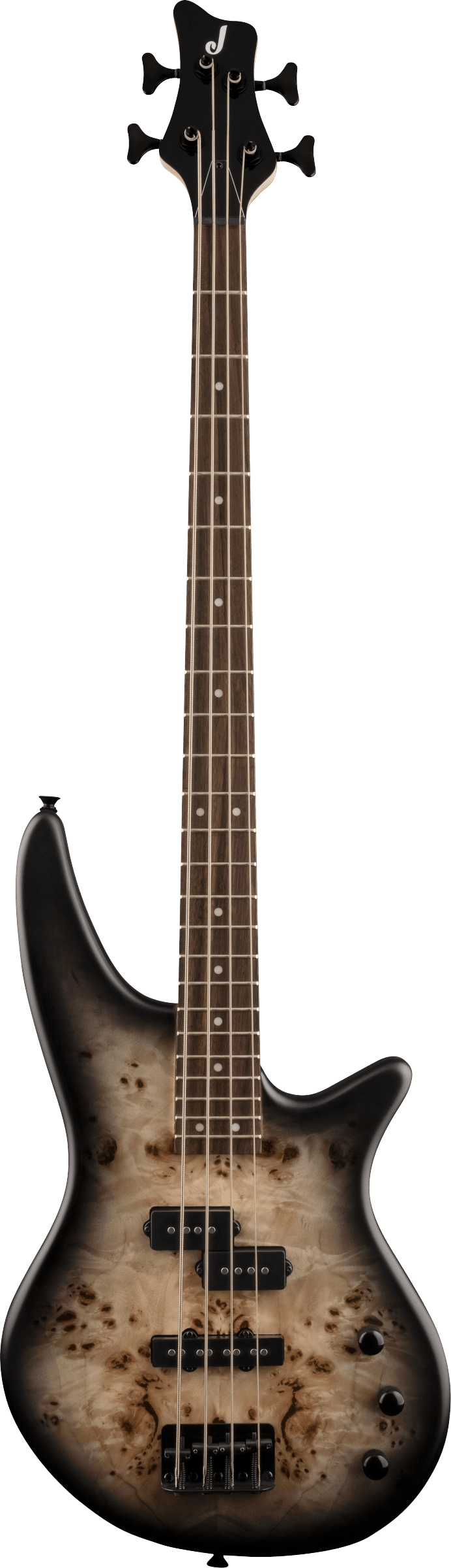 Jackson JS Series Spectra Bass JS2P, Laurel Fingerboard, Black Burst