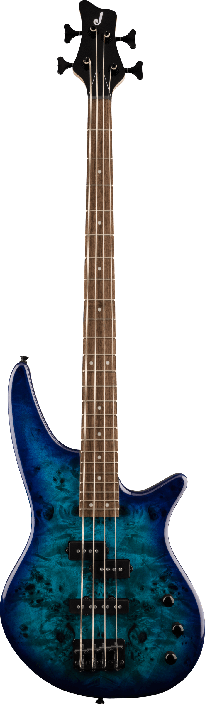 Jackson JS Series Spectra Bass JS2P, Laurel Fingerboard, Blue Burst