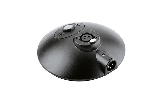 K&M 29375 Microphone Table Base- BLACK