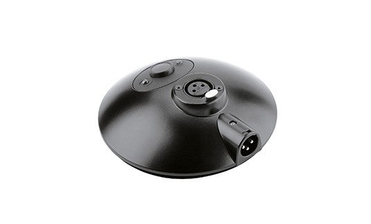 K & M 29377 Microphone Table Base - BLACK