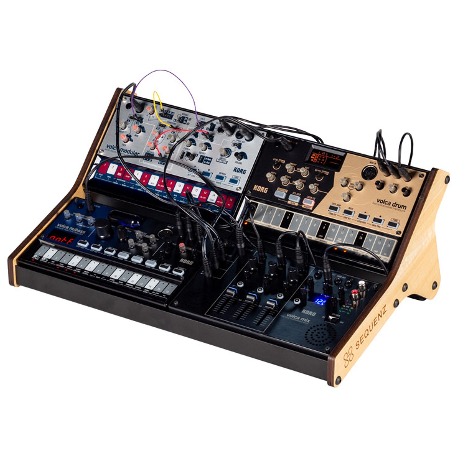 Sequenz volca rack 2x2 - Rack System for Korg volca