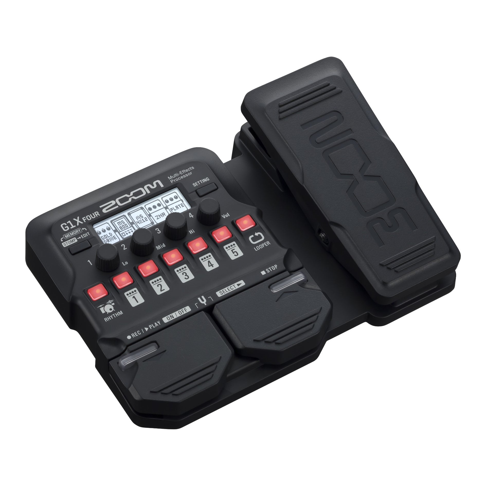 Zoom G1X FOUR Guitar Multi-Effects Processor With Expression Pedal