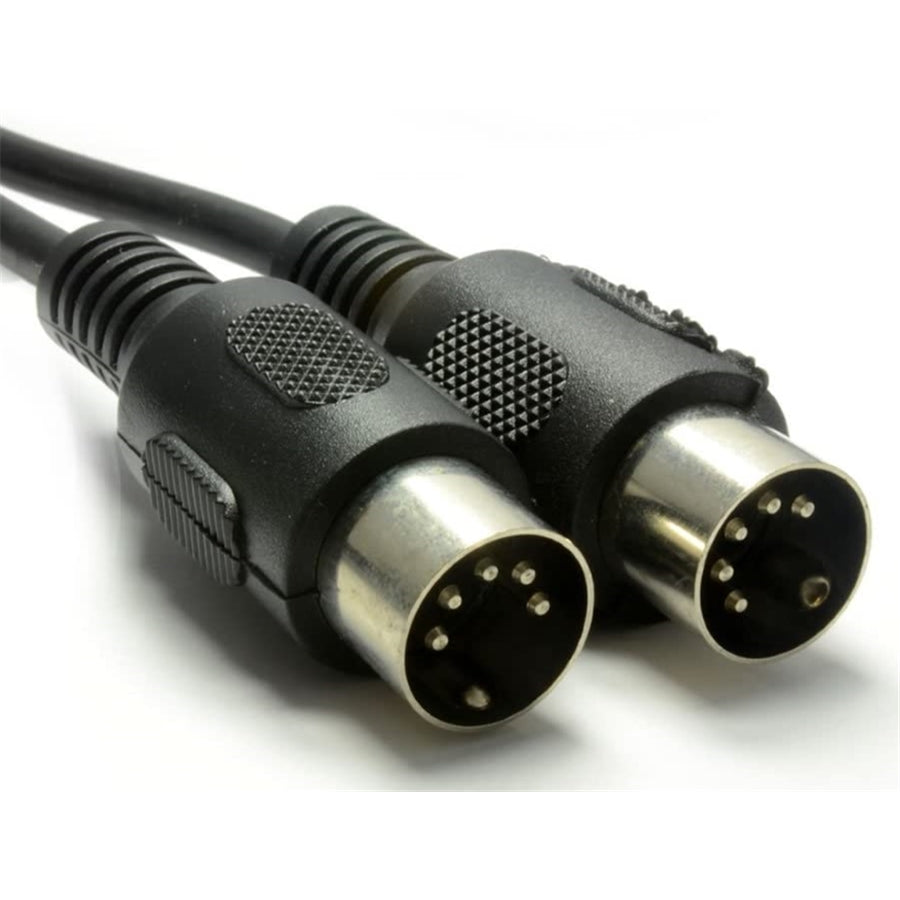Quik Lok SX164 MIDI Cable - Black (1 m / 2 m / 5 m)