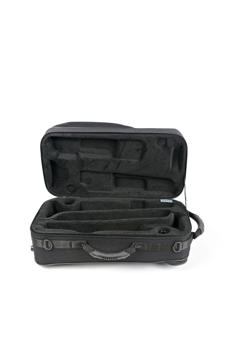BAM Trekking Double Trumpet Case, Black