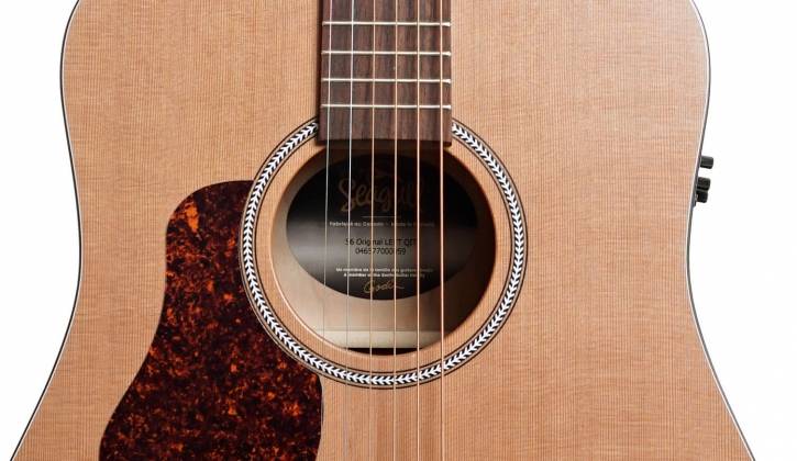 Seagull S6 Original 6-String LH Acoustic Electric Guitar-Natural