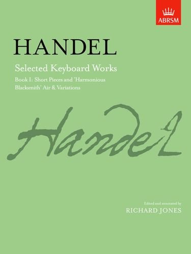 Handel Selected Keyboard Works, Book I