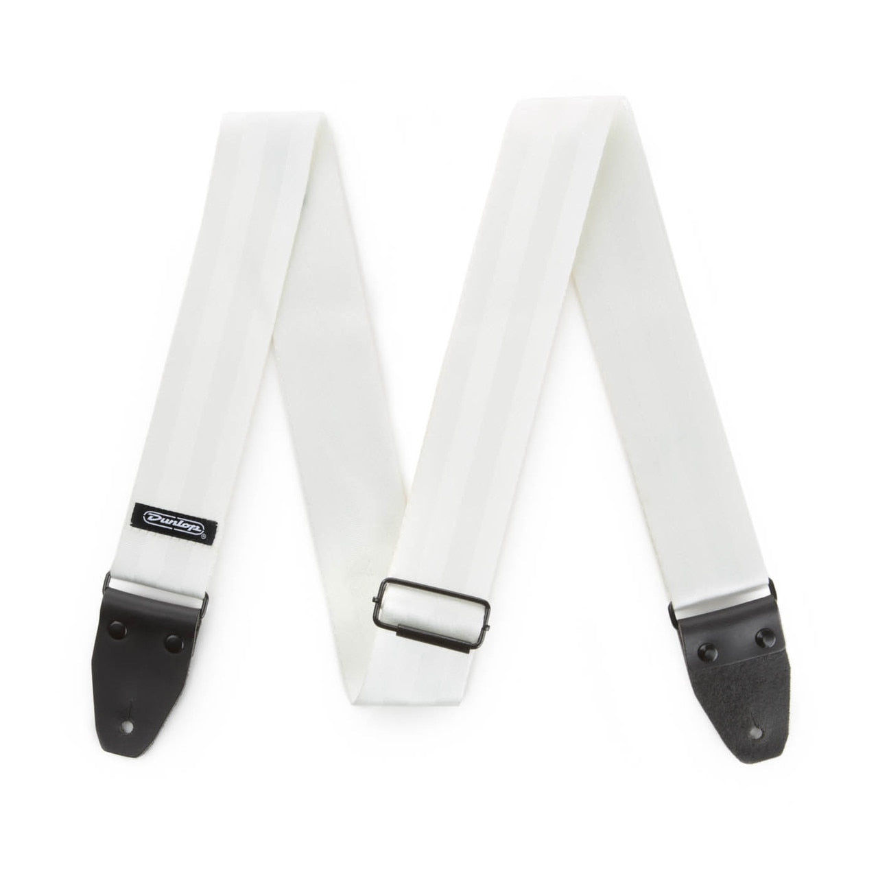 Dunlop Deluxe Seatbelt White Strap (DST7001WH)