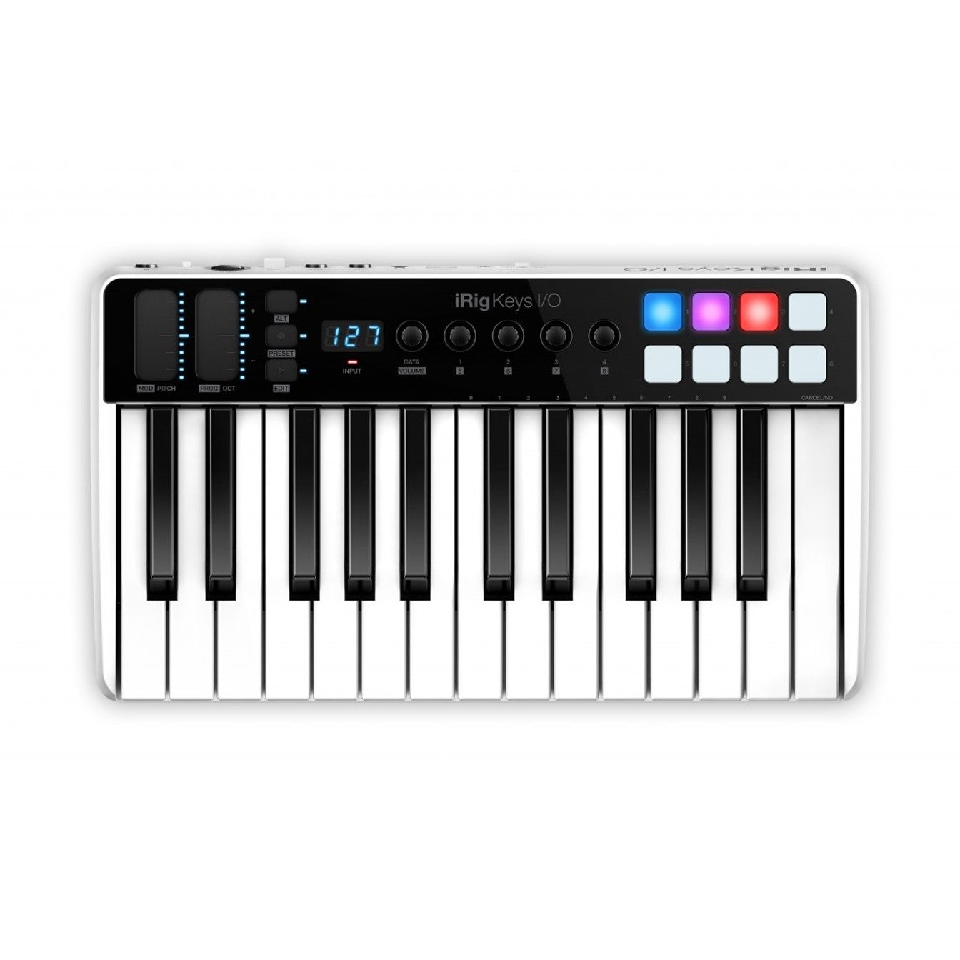 IK Multimedia iRig Keys I/O - Keyboard Controller with Audio Interface for iOS, Mac/PC (25/49-Keys)