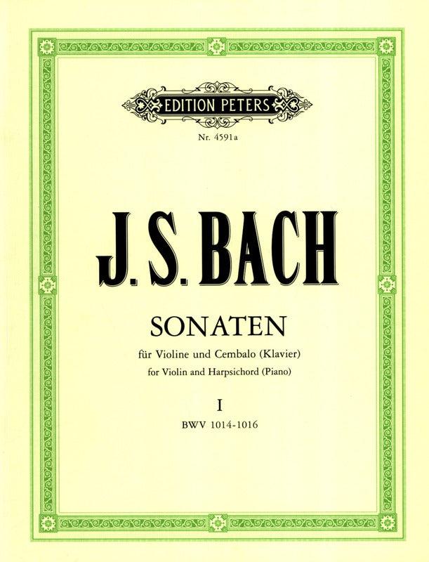 巴哈 Bach: Sonaten for Violin and Harpsichord (Piano) Ⅰ BWV 1014-1016
