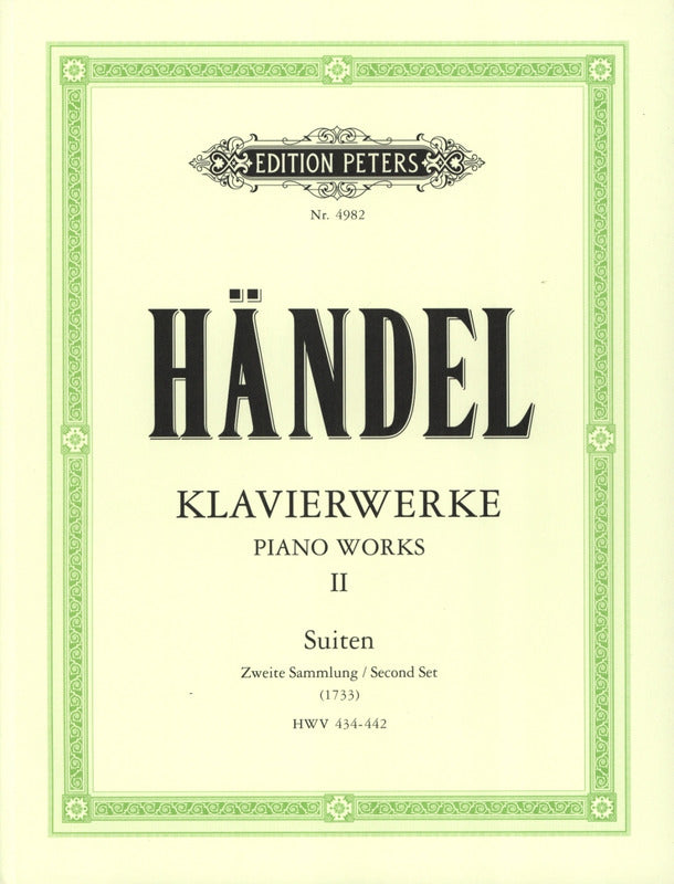 Handel: Keyboard Works, Vol. 2: Suites (Second Set) HWV 434-442