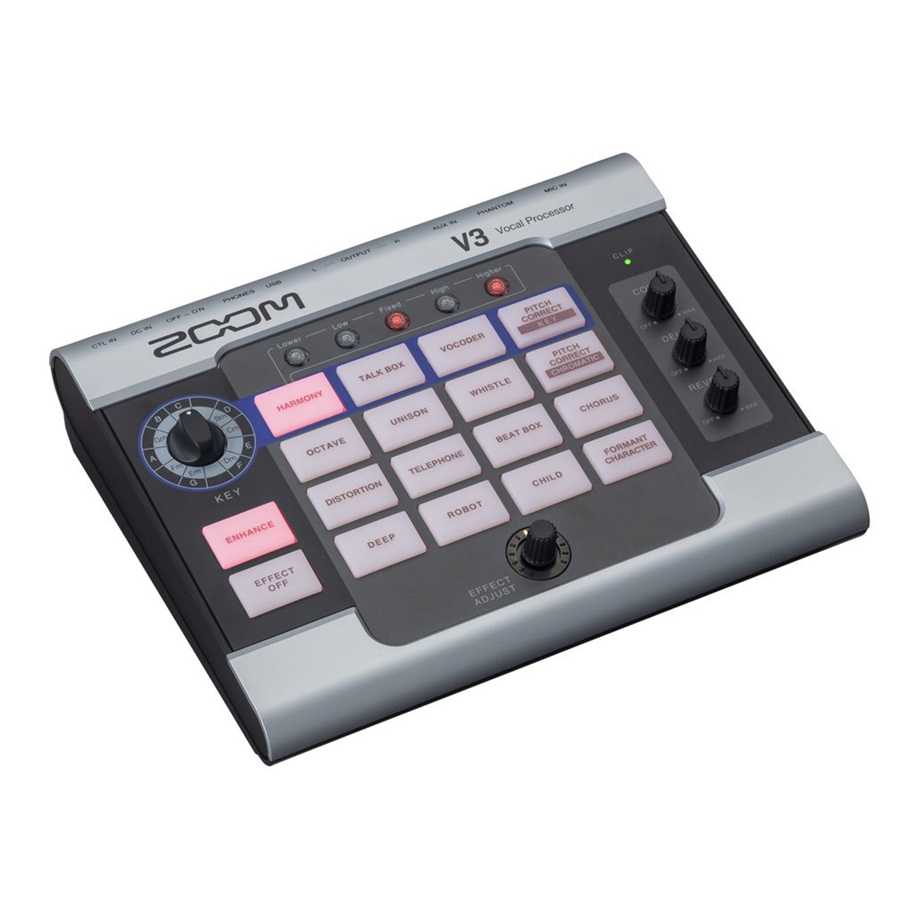 Zoom V3 Vocal Processor with SGV-6 Shotgun Microphone Bundle 收音咪