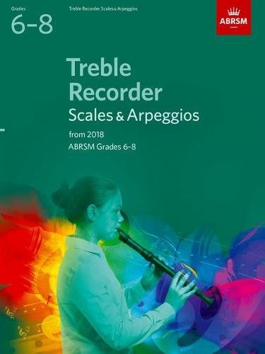 ABRSM Treble Recorder Scales & Arpeggios, Grades 6–8