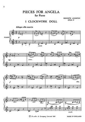 Pieces For Angela Op.47