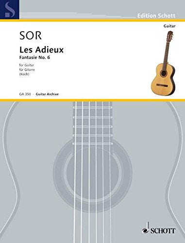 SOR LES ADIEUX FOR GUITAR