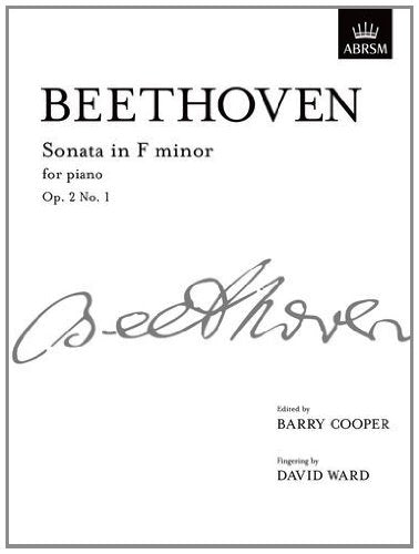 Beethoven Sonata in F minor, Op. 2 No. 1 for piano
