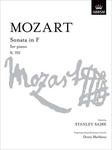 Mozart Sonata in F K. 332