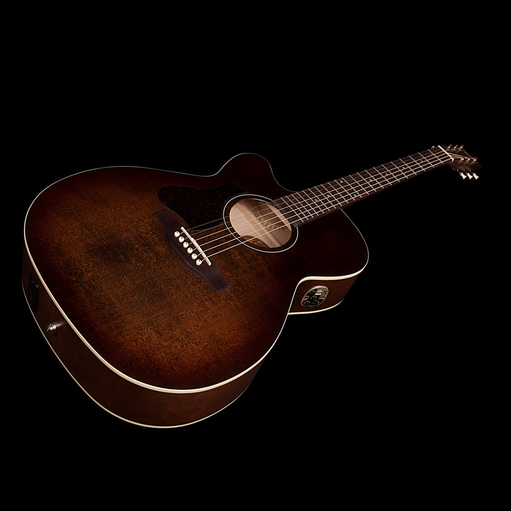 Art & Lutherie Legacy CW Left Bourbon Burst QIT (042715)木結他