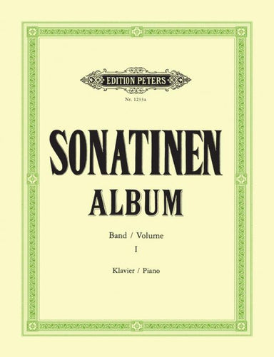 "Sonatina Album, Vol. 1"17 Sonatinas and 13 other pieces