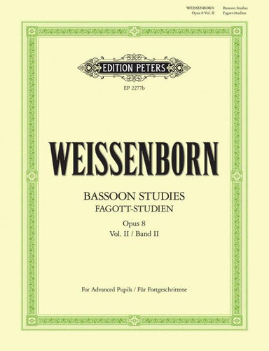 Weissenborn Bassoon Studies Op. 8 Vol. 2
