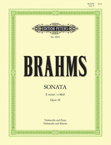 Brahms Sonata in E minor Op. 38