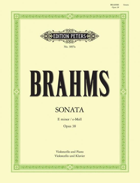 Brahms Sonata in E minor Op. 38