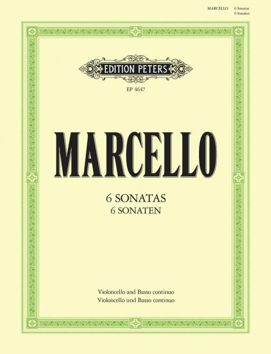 Marcello: 6 Sonatas for Cello and Continuo