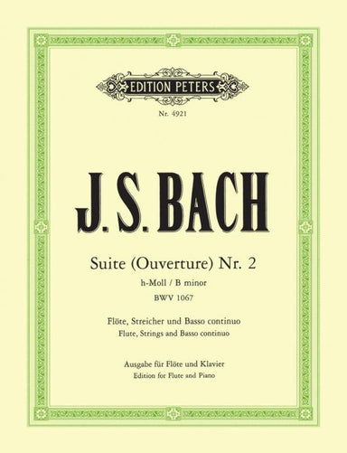 Bach Suite (Overture) No. 2 B minor BWV 1067 for Flute, Strings and Basso continuo (Version for Flute and Piano)