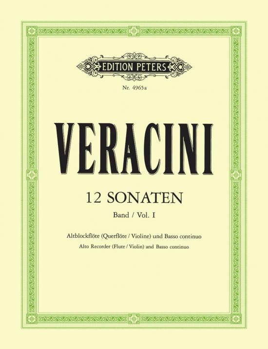 12 Sonatas Vol. 1 (Nos. 1–3 for Recorder and Fig. Bass, Cello ad lib)