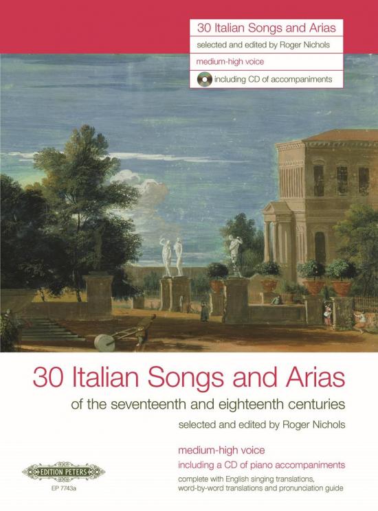 30 Italian Songs & Arias (Med/High Voice) [w/ Piano Acc. CD]