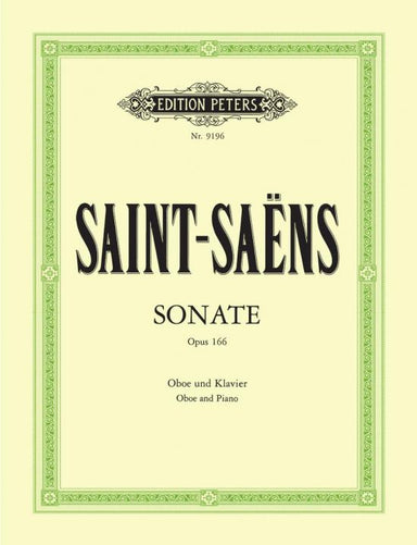 Saint-Saens Oboe SonataOp. 166