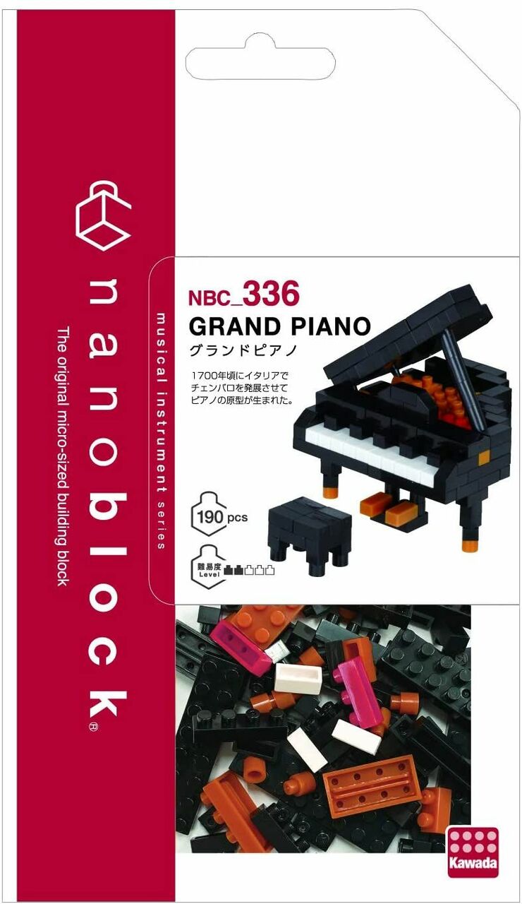 NANOBLOCK NBC_336 華麗演奏系列 : 鋼琴 GRAND PIANO