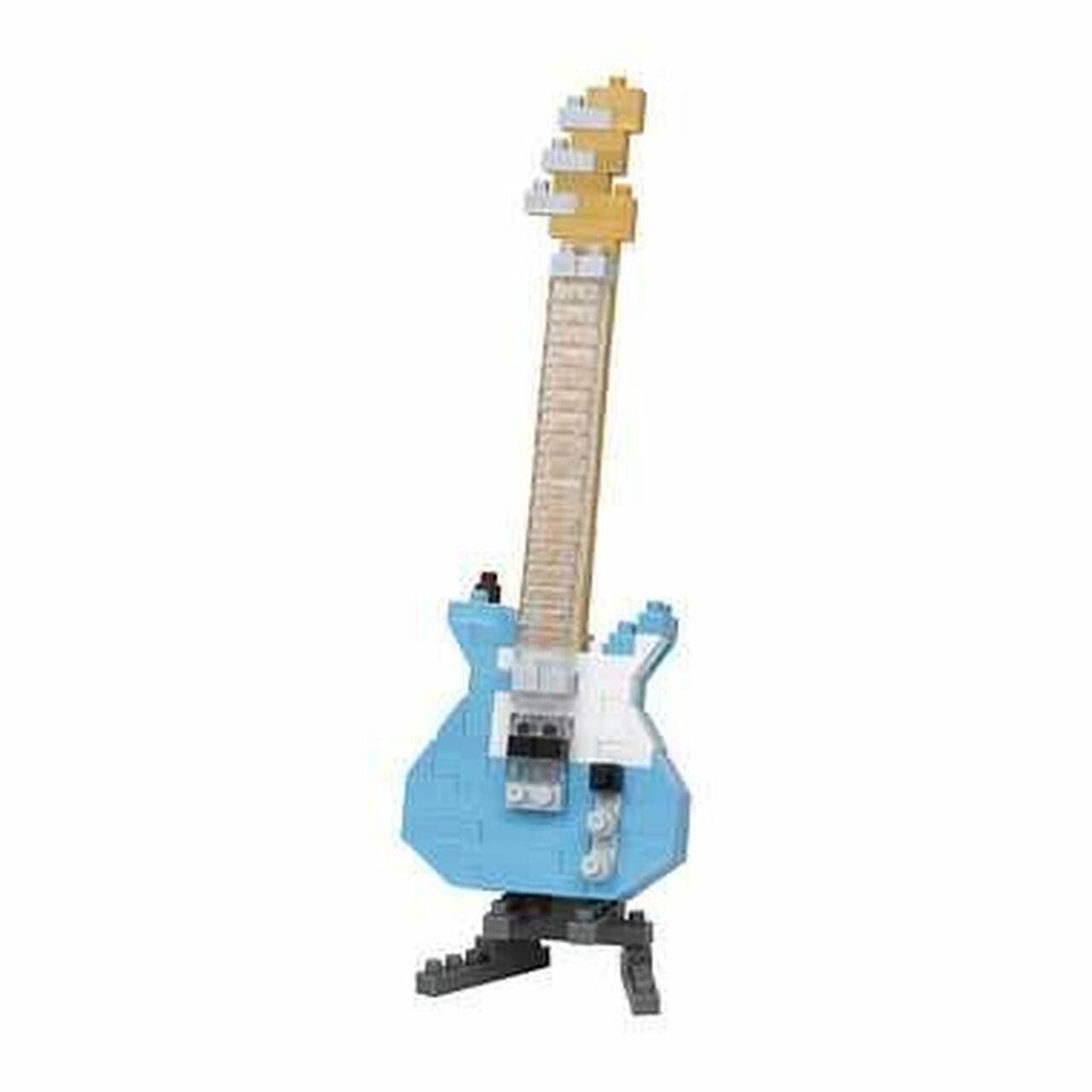 NANOBLOCK NBC_346 淡藍色電吉他 ELECTRIC GUITAR PASTEL BLUE