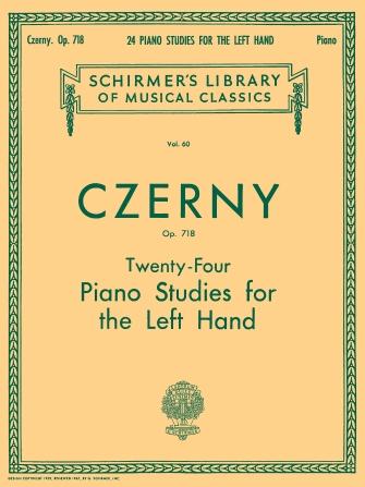Czerny 24 Studies for the Left Hand, Op. 718