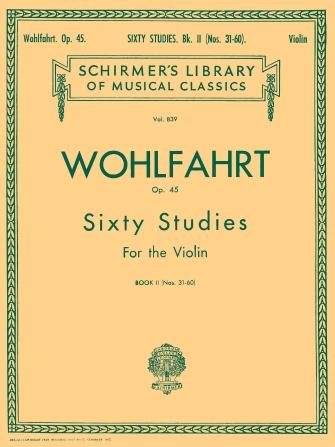 Wohlfahrt – 60 Studies, Op. 45 – Book 2