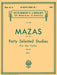 Mazas 40 Selected Studies, Op. 36 - Book 1